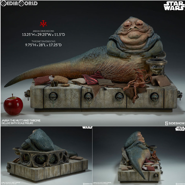 [FIG] スカム&ヴィラニー・オブ・スター・ウォーズ ジャバ・ザ・ハット(玉座付き) STAR WARS 1/6スケールフィギュア(SW 1/6 #154) サイドショウ
