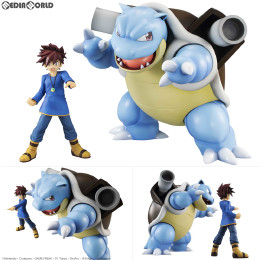 [FIG]プレミアムバンダイ限定特典付属 G.E.M.シリーズ シゲル&カメックス ポケットモンスター 完成品 フィギュア メガハウス