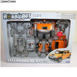 [TOY]ROAD BOT(ロードボット) WITH LIGHT HUMMER(ハマー) H2 SUT 1/24 完成トイ(53090) Happy Well/スカイネット(アオシマ)