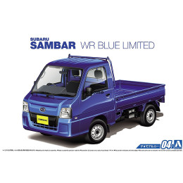 [PTM](再販)ザ・モデルカー No.4 1/24 スバル TT1 サンバートラック WRブルーリミテッド '11 プラモデル アオシマ