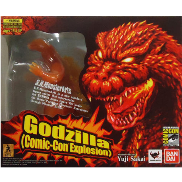 [FIG]2012 SDCC コミコン限定 S.H.MonsterArts(モンスターアーツ) Godzilla(Comic-Con Explosion) ゴジラ 完成品 可動フィギュア バンダイ