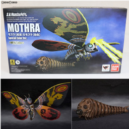 [FIG]魂ウェブ商店限定 S.H.MonsterArts(モンスターアーツ) モスラ(成虫)&モスラ(幼虫) Special Color Ver. ゴジラVSモスラ 完成品 可動フィギュア バンダイ