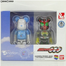 [FIG]セブン-イレブン限定 BE@RBRICK(ベアブリック) No.000 a-nation × 仮面ライダーオーズ/OOO 2パック 完成品 可動フィギュア バンダイ/メディコム・トイ