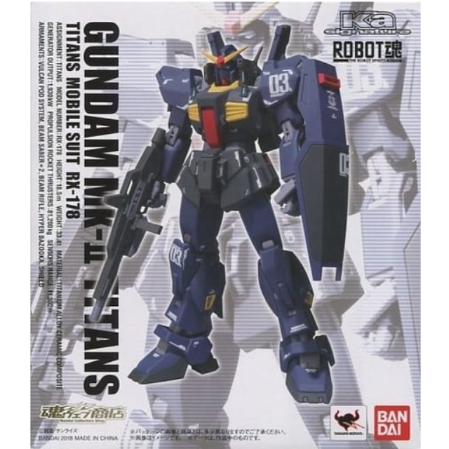 [FIG]特典付属 魂ウェブ商店限定 ROBOT魂(Ka signature)(SIDE MS) ガンダムMk-II ティターンズ仕様(特別パーツ付) 機動戦士Zガンダム 完成 可動フィギュア バンダイスピリッツ