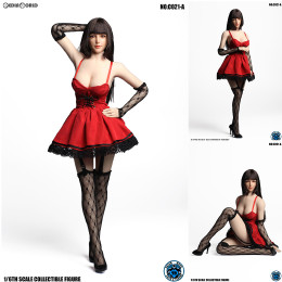 [DOL]1/6 女性用 セクシー ゴシックドレス セット レッド ドール用衣装(C021-A) スーパーダック