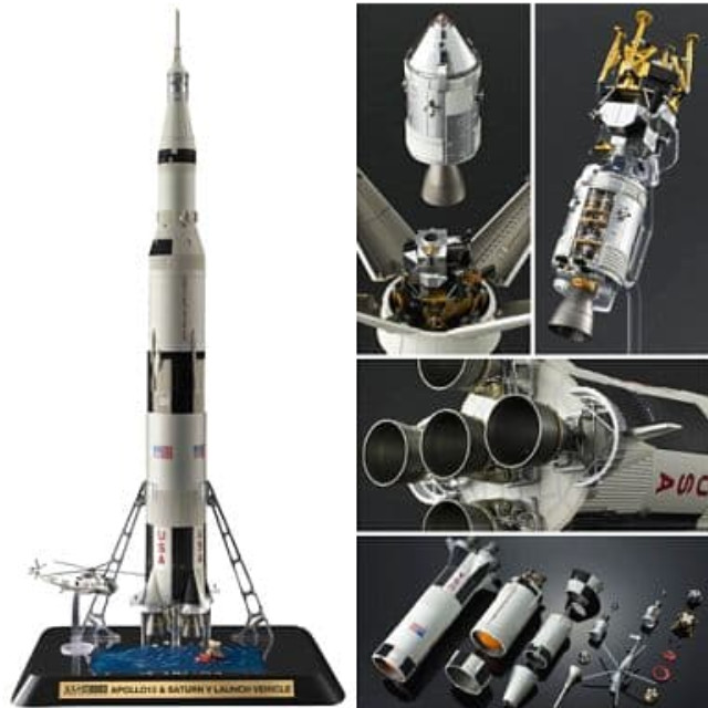 [TOY]大人の超合金 アポロ13号&サターンV型ロケット 完成トイ バンダイ