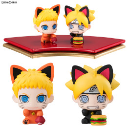 [FIG]ぷちきゃらランド 招き猫 親子招き猫だってばさ! BORUTO-ボルト- NARUTO NEXT GENERATIONS 完成品 フィギュア メガハウス