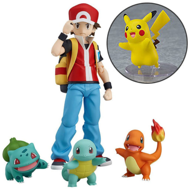 [FIG]ポケモンセンター&ポケモンストア限定特典付属 figma(フィグマ) 356 レッド ポケットモンスター 完成品 可動フィギュア グッドスマイルカンパニー