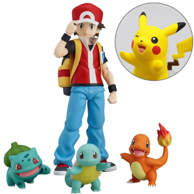 [FIG]GOODSMILE ONLINE SHOP限定特典付属 figma(フィグマ) 356 レッド ポケットモンスター 完成品 可動フィギュア グッドスマイルカンパニー