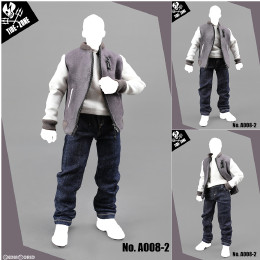 [DOL]1/6 アウトフィット スタジャン セット グレー ドール用衣装(A008-2) タイドゾーン