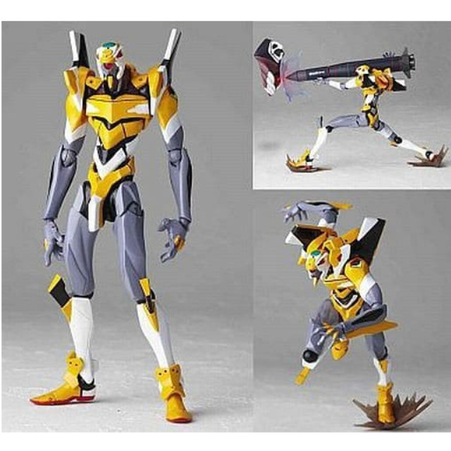 [FIG]デアゴスティーニ限定特典付属 リボルテックヤマグチ No.104 Evangelion Evolution エヴァンゲリオン零号機(改) ヱヴァンゲリヲン新劇場版:破 可動フィギュア 海洋堂