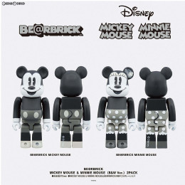 BE@RBRICK(ベアブリック) MICKEY MOUSE & MINNIE MOUSE(ミッキーマウス ...