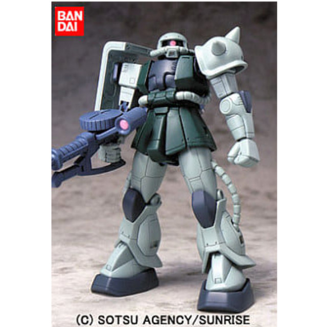 [FIG]MS IN ACTION!!(モビルスーツ・イン・アクション) MS-06F 量産型ザクII(セカンドバージョン) 機動戦士ガンダム 完成品 可動フィギュア バンダイ