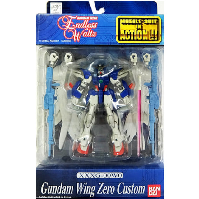 [FIG]MS IN ACTION!!(モビルスーツ・イン・アクション) XXXG-00W0 ウイングガンダムゼロカスタム 香港版 新機動戦記ガンダムW Endless Waltz 完成品 可動フィギュア バンダイ