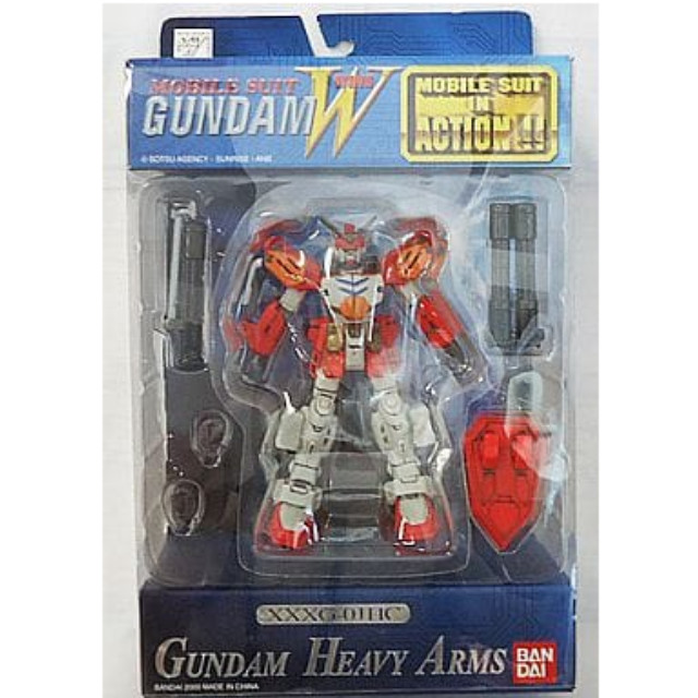 [FIG]MS IN ACTION!!(モビルスーツ・イン・アクション) XXXG-01HC ガンダムヘビーアームズ 香港版 新機動戦記ガンダムW(ウイング) 完成品 可動フィギュア バンダイ