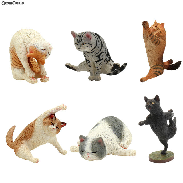 [FIG] (BOX)ANIMAL LIFE(アニマルライフ) Yoga Cat ヨガきゃっと 完成品 フィギュア(8個) Yendar(エンダー)