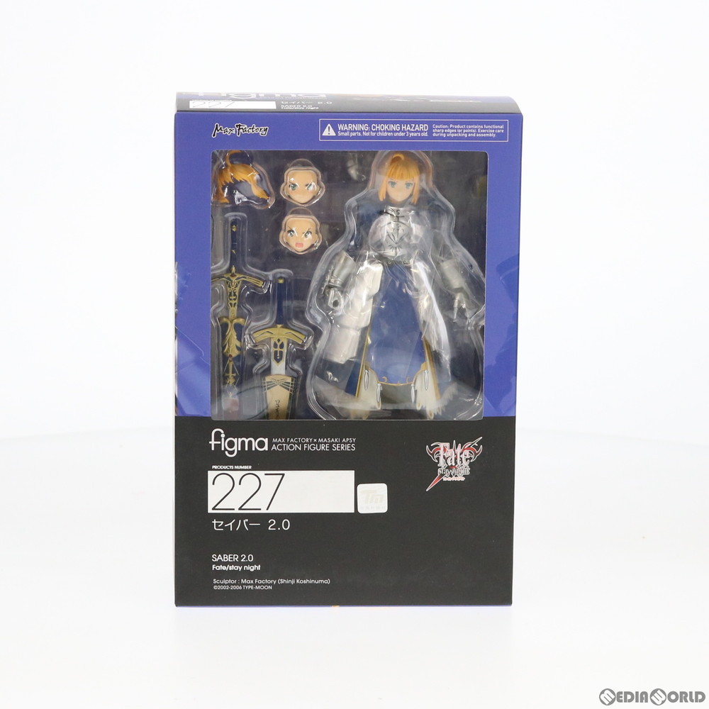 [FIG](再々販)figma(フィグマ) 227 セイバー 2.0 Fate/stay night(フェイト/ステイナイト) 完成品 可動フィギュア マックスファクトリー