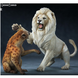 [FIG]1/12 ライオン VS ハイエナ スタチュー ライトカラー 完成品 フィギュア(1700060) ミスターZ