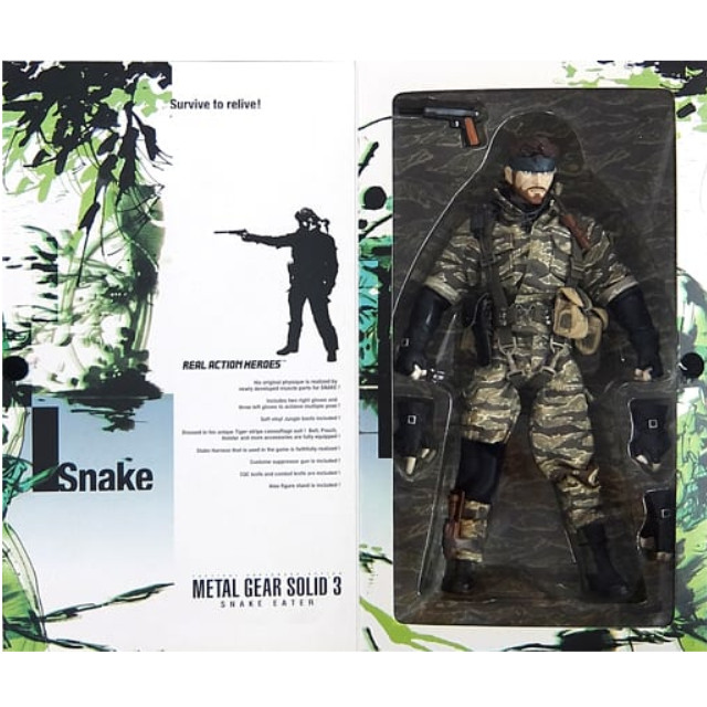 [FIG]リアルアクションヒーローズ No.212 RAH ネイキッド・スネーク METAL GEAR SOLID 3: SNAKE EATER 完成品 可動フィギュア メディコム・トイ