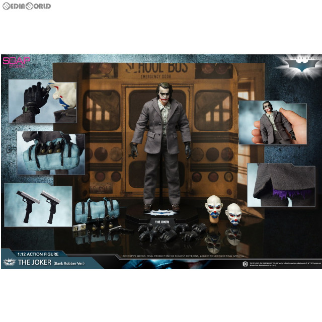 [FIG] ジョーカー 銀行強盗 Ver. ダークナイト 1/12スケール アクションフィギュア(FG008) Soap Studio(ソープスタジオ)