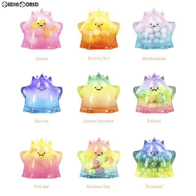 [FIG] (BOX)YUKI 虹色透明シリーズ 完成品 フィギュア(9個) POP MART(ポップマート)