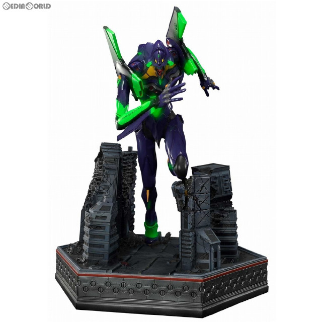 [FIG] アルティメットジオラママスターライン/ 汎用ヒト型決戦兵器 人造人間 エヴァンゲリオン初号機 スタチュー 夜間戦闘 ver フィギュア(UDMEVA-01NB) プライム1スタジオ