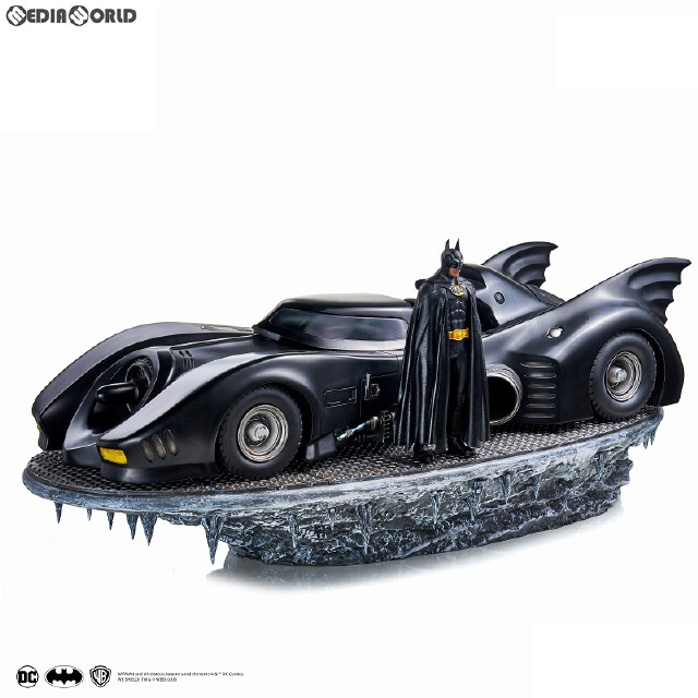 [FIG] バットマン 1989 ティム・バートン/ バットモービル with バットマン 1/10 DX アートスケール スタチュー 完成品 フィギュア アイアンスタジオ