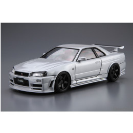 [PTM]ザ・モデルカー No.34 1/24 ニスモ BNR34 スカイラインGT-R Z-tune '04 プラモデル アオシマ