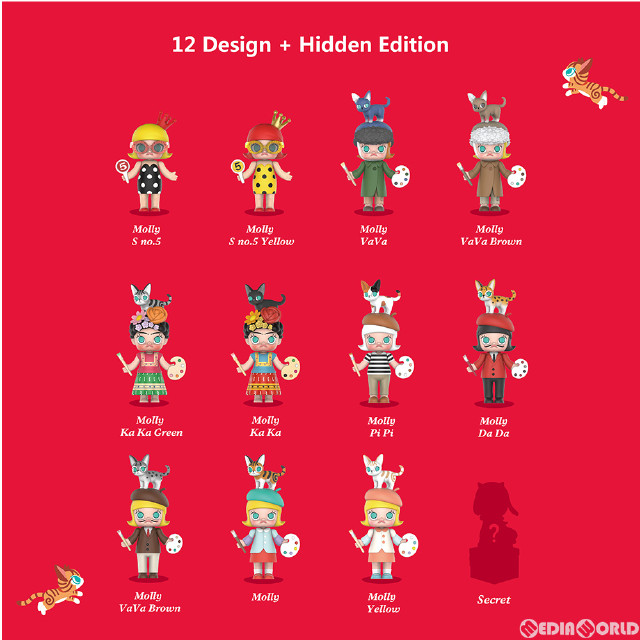 [FIG] (BOX)MOLLY オークションシリーズ 完成品 フィギュア(12個) POP MART(ポップマート)