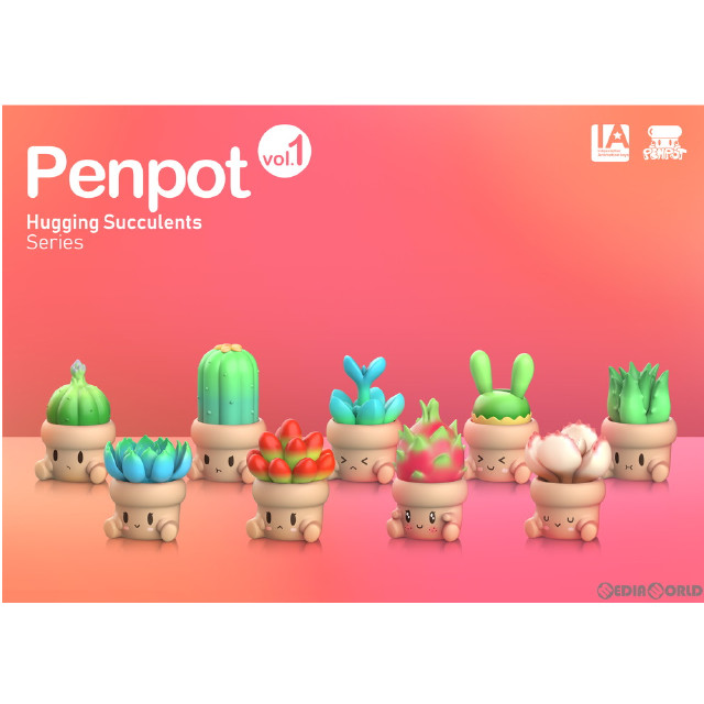 [FIG] (BOX)PENPOT(ペンポット) 多肉植物シリーズ 完成品 フィギュア(8個) IATOYS