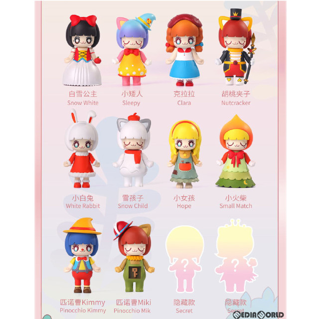 [FIG] (BOX)(再販)CandyBOX(キャンディボックス) KIMMY&MIKI 童話シリーズ 第2弾 トレーディングフィギュア(10個) 52Toys