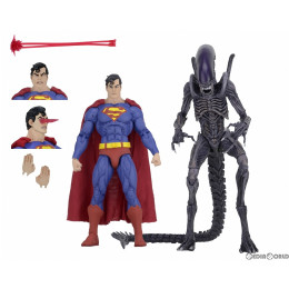 [FIG]SDCC2019 コミコン限定 DCコミックス/ダークホース/ スーパーマン vs エイリアン 7インチ アクションフィギュア 2PK Superman/Aliens(スーパーマン/エイリアン2) ネカ