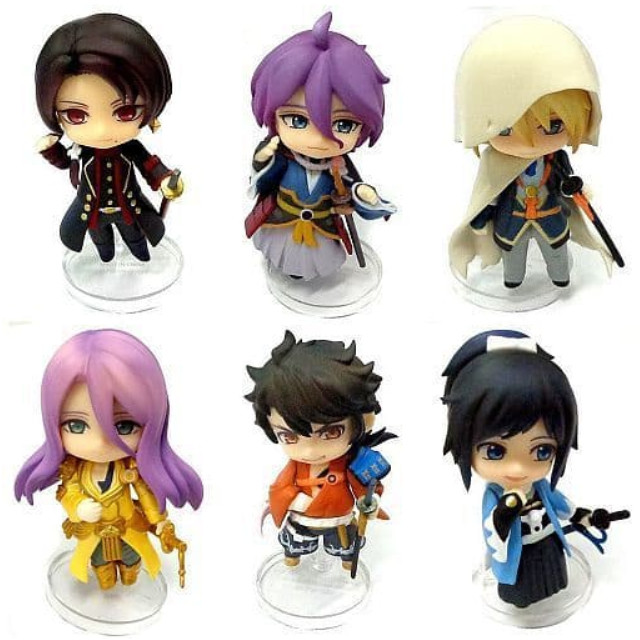 [FIG](BOX)GOODSMILE ONLINE SHOP予約特典&BOX購入特典付属 ねんどろいどぷち 刀剣乱舞-ONLINE- 部隊一 可動フィギュア(6個) オランジュ・ルージュ