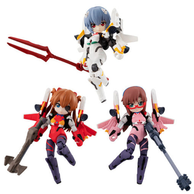 [FIG](BOX)デスクトップアーミー ヱヴァンゲリヲン新劇場版 可動フィギュア(3個) メガハウス