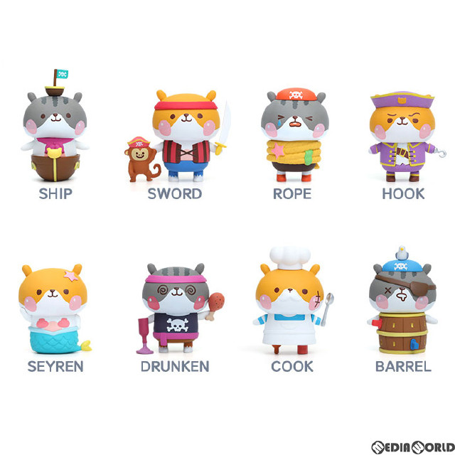 [FIG] (BOX)CHEWYHAMS 海賊シリーズ 完成品 フィギュア(8個) POP MART(ポップマート)