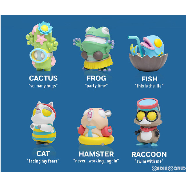 [FIG] (BOX)COARSE(コース) LITTLE VOYAGERS ヒートウェーブ!シリーズ 完成品 フィギュア(6個) POP MART(ポップマート)