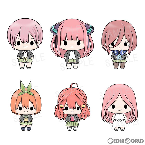 [FIG](BOX)ちょこりんマスコット 五等分の花嫁∬ フィギュア(6個) メガハウス