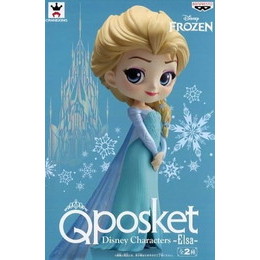 [FIG]エルサ(ノーマルカラー) 「アナと雪の女王」 Disney Characters Q posket -Elsa- プライズフィギュア バンプレスト