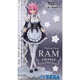 [FIG]ラム 「Re:ゼロから始める異世界生活」 プレミアム ラム curtsey プライズフィギュア セガ