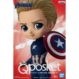 [FIG]キャプテン・アメリカ(素顔) 「キャプテン・アメリカ」 Q posket MARVEL -CAPTAIN AMERICA- プライズフィギュア バンプレスト