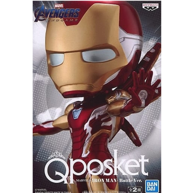 [FIG]アイアンマン(マスク) 「MARVEL」 Q posket MARVEL -IRON MAN- Battle ver. プライズフィギュア バンプレスト