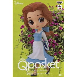 [FIG]ベル(ライトブルー) 「美女と野獣」 Q posket Disney Characters -Belle Country Style- プライズフィギュア バンプレスト