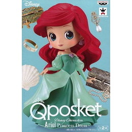 [FIG]アリエル(グリーン) 「リトル・マーメイド」 Q posket Disney Characters -Ariel Princess Dress- プライズフィギュア バンプレスト