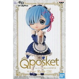 [FIG]レム(ライトブルー) 「Re:ゼロから始める異世界生活」 Q posket -Rem- プライズフィギュア バンプレスト