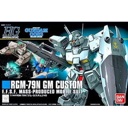 [PTM]1/144 HGUC ジム・カスタム「機動戦士ガンダム 0083 STARDUST MEMORY」 バンダイ プラモデル
