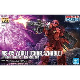 [PTM]1/144 HG MS-05B ザクI(シャア・アズナブル機) 「機動戦士ガンダム THE ORIGIN」 バンダイ プラモデル