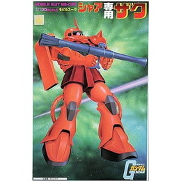 [PTM]1/100 MS-06S シャア専用ザク 「機動戦士ガンダム」 バンダイ プラモデル