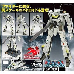 [PTM]1/100 VF-1S バトロイド ロイ・フォッカー機「超時空要塞マクロス」 ウェーブ(WAVE) プラモデル