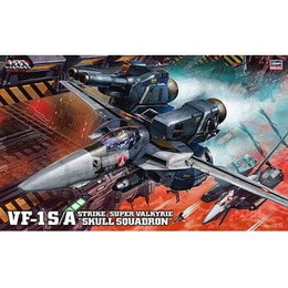 [PTM]1/48 VF-1S/A ストライク/スーパーバルキリー スカル小隊 「超時空要塞マクロス 愛・おぼえていますか」 [MC03] ハセガワ プラモデル