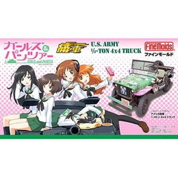 [PTM]1/20 アメリカ陸軍1/4トン 4×4トラック 「ガールズ&パンツァー」 [41103] ファインモールド(Finemolds) プラモデル